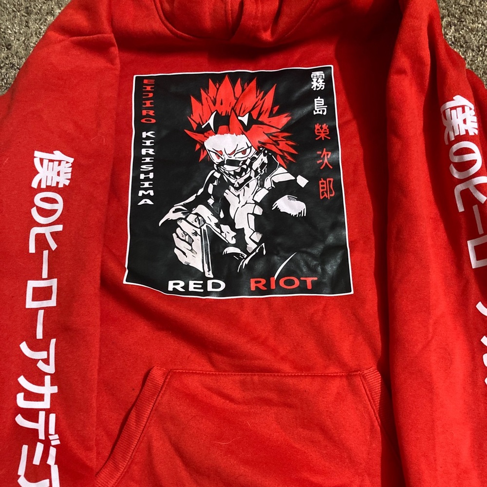 Red hoodie